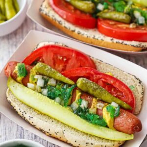 A Chicago Style Hotdog