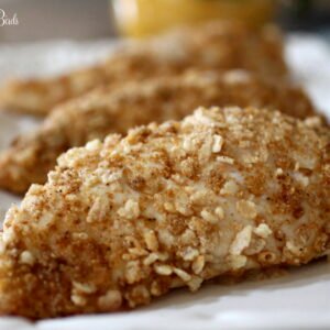 baked rice krispie chicken cheery kitchen